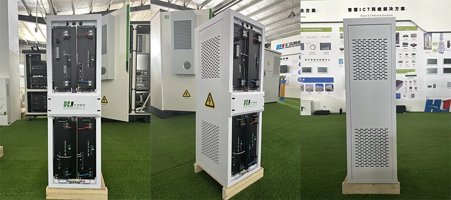 Demonstration of Huijue Solar's simplified solar inverter and battery integration machine